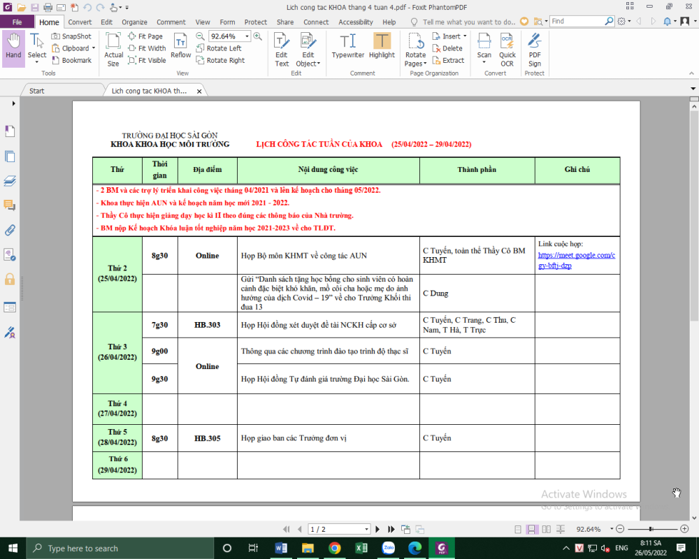 Khoa Giáo dục Mầm non – Trường Đại học Sài Gòn