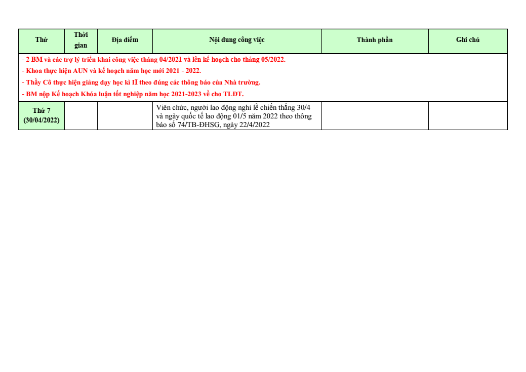 Khoa Giáo dục Mầm non – Trường Đại học Sài Gòn