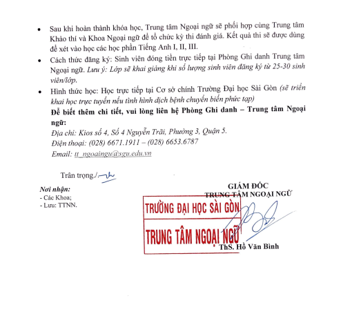 Khoa Giáo dục Mầm non – Trường Đại học Sài Gòn