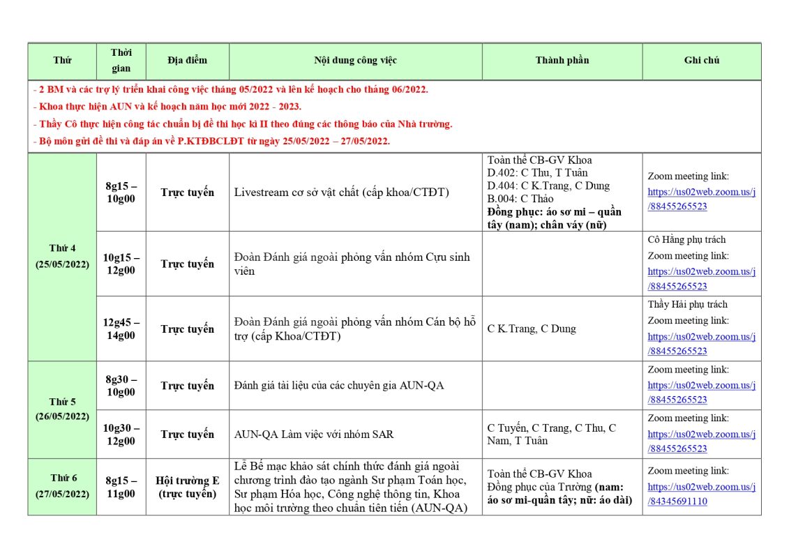 Khoa Giáo dục Mầm non – Trường Đại học Sài Gòn
