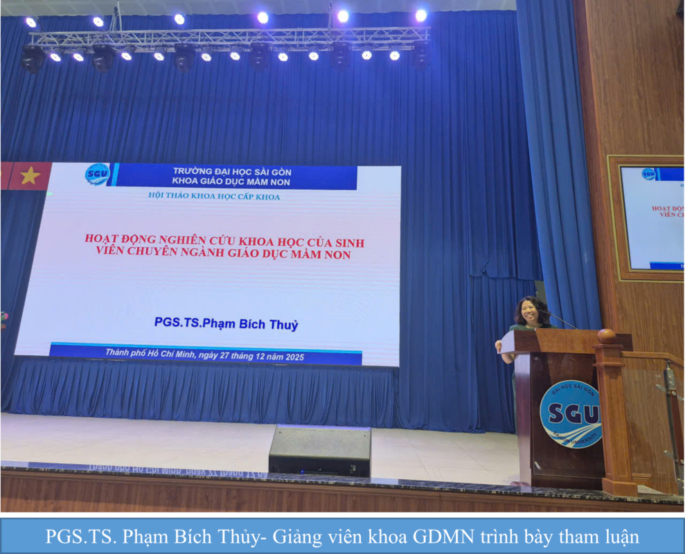 Khoa Giáo dục Mầm non – Trường Đại học Sài Gòn